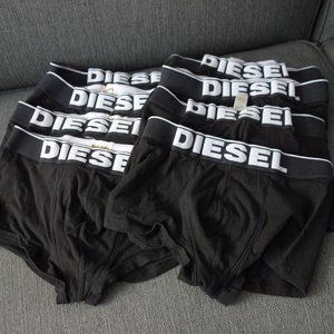 Diesel Black Boxer Briefs Size S (Quantity 8)